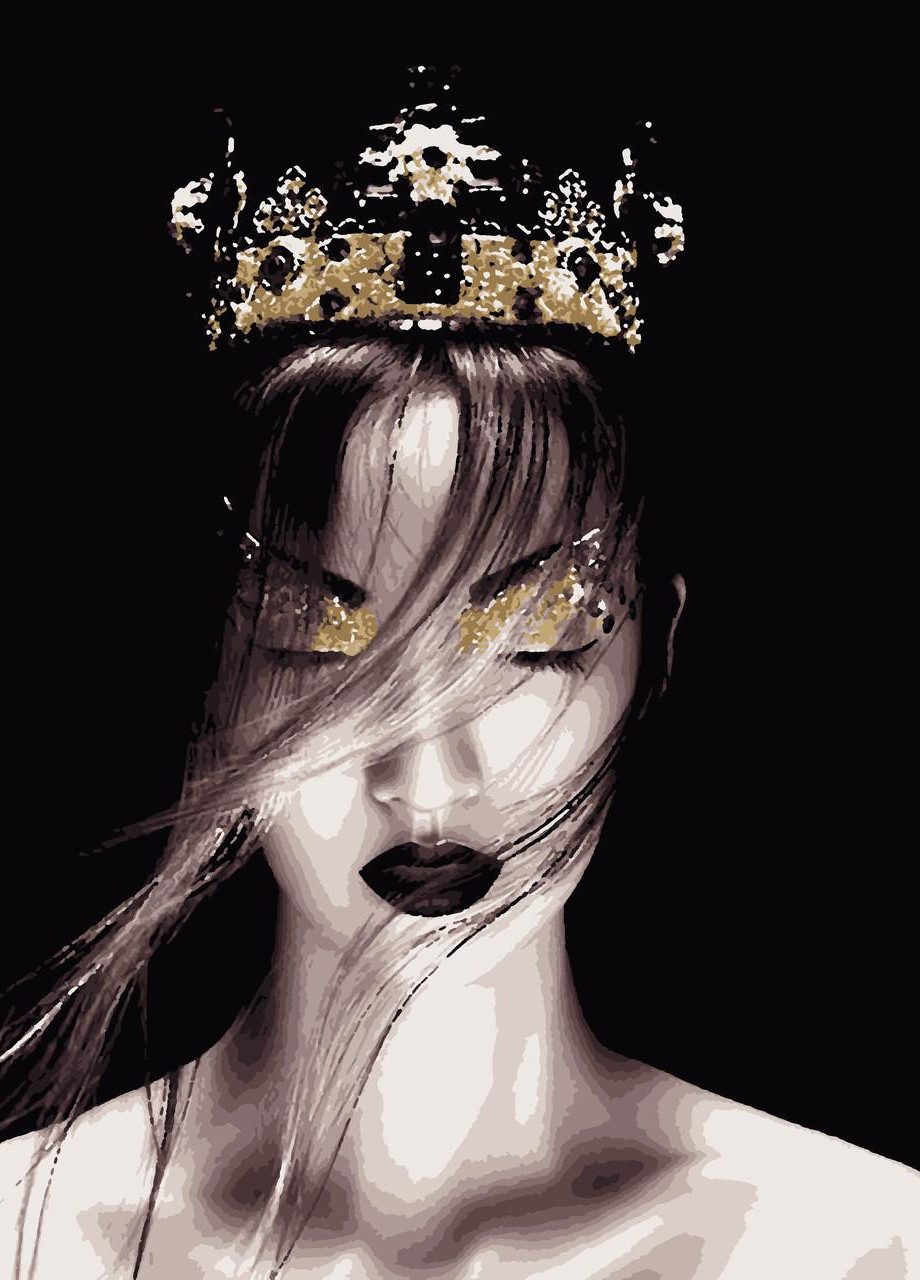 Картины по номерам "Принцесса Азии" с золотой краской 50*60 см No Brand (254584000)