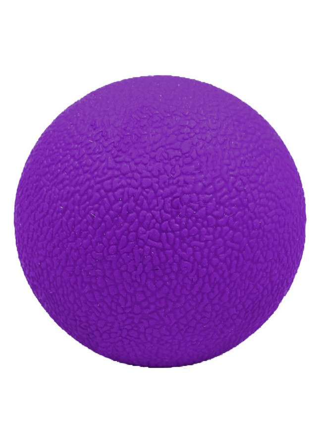 Массажный мячик TPR 6 см фиолетовый (мяч для массажа, миофасциального релиза и самомассажа) EF-MO6-V EasyFit (243205419)