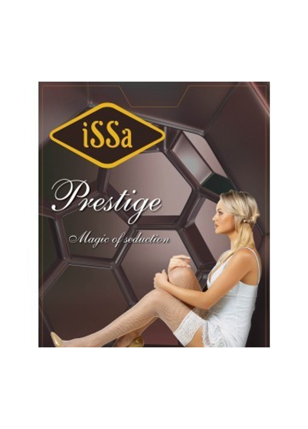 Колготки PrestigeСетка 1/2 телесный ISSA PLUS (254442300)