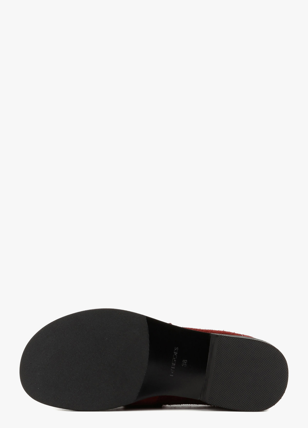 Le'BERDES Туфли лоферы бордовый з натуральная замша, украина — демисезон (370451836)