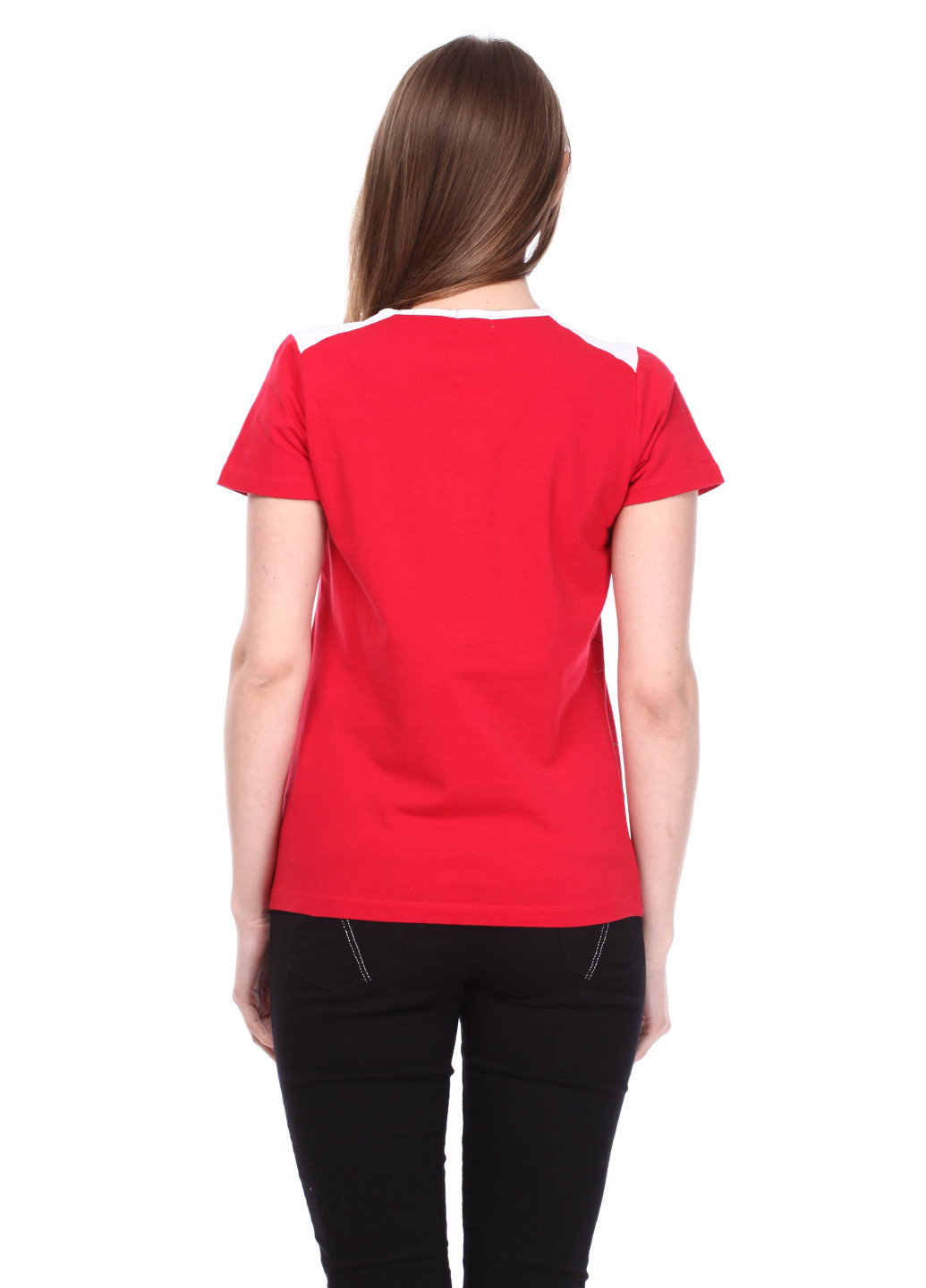 Червона літня футболка Amalia
