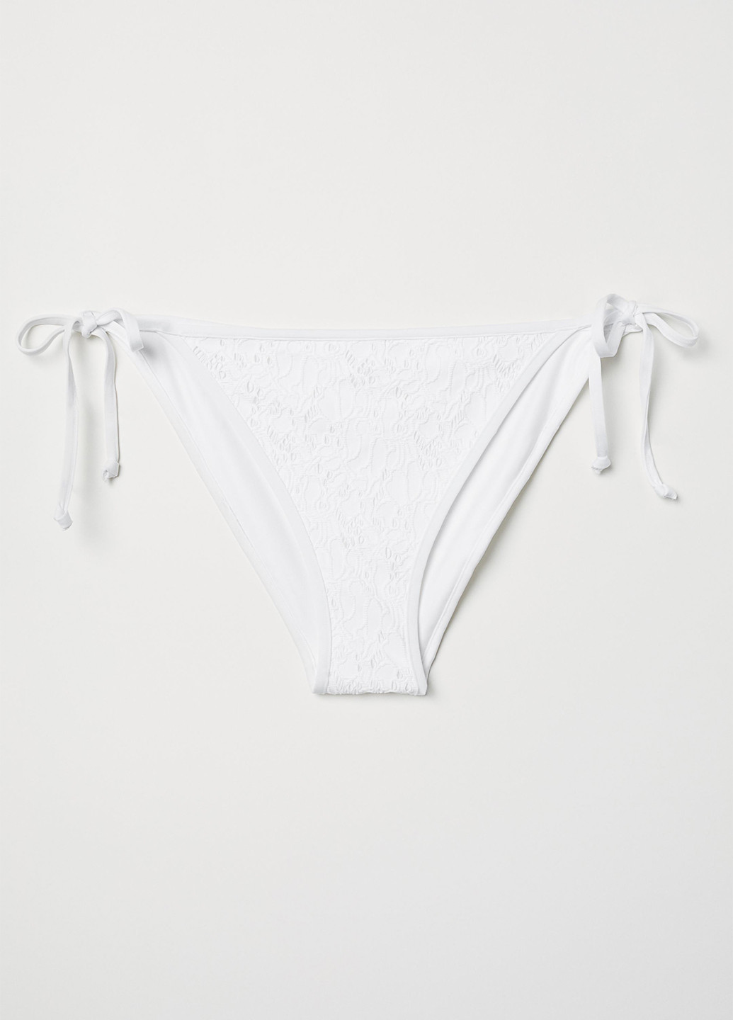 Белые купальные трусики-плавки однотонные H&M