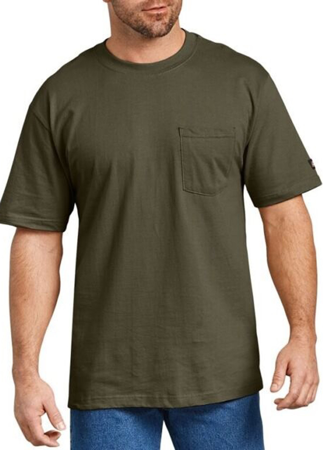 Хаки (оливковая) футболка Dickies