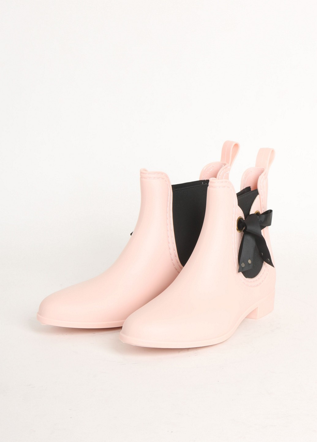 Светло-розовые резиновые ботинки Vices