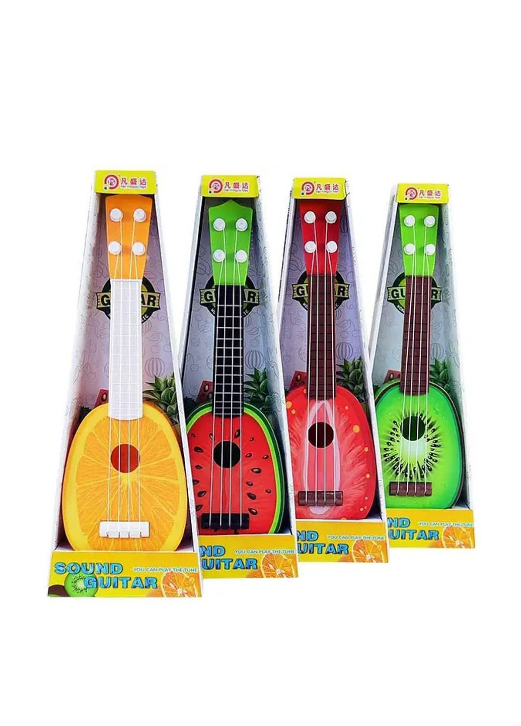 Музична іграшка Гітара Полуниця, 15х5х40 см Shantou (286311597)