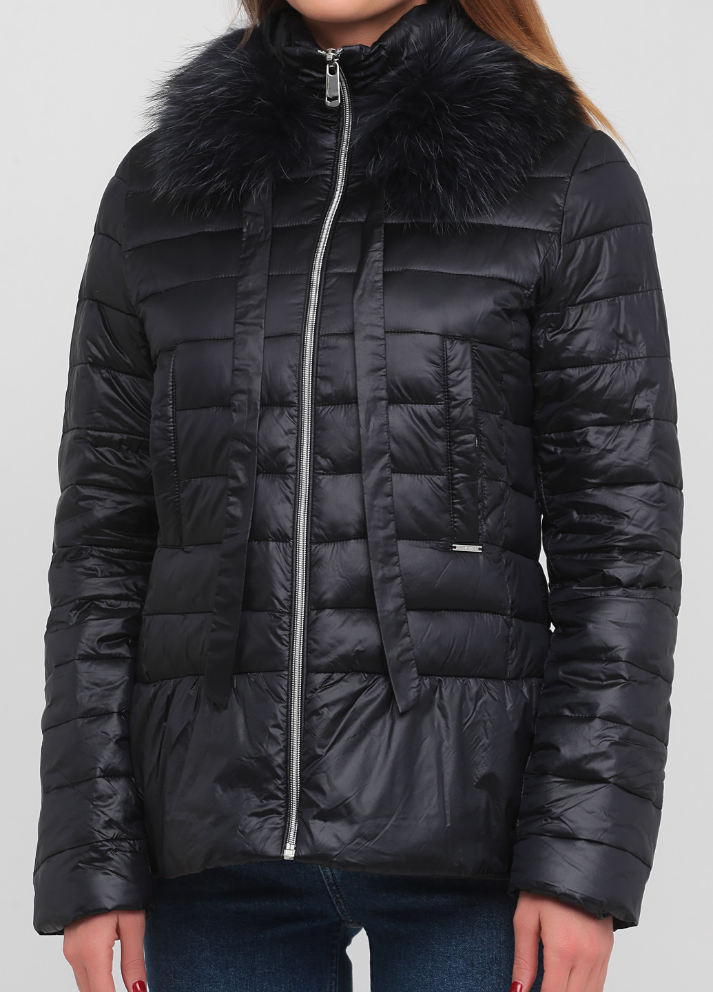 Черная зимняя куртка Gas