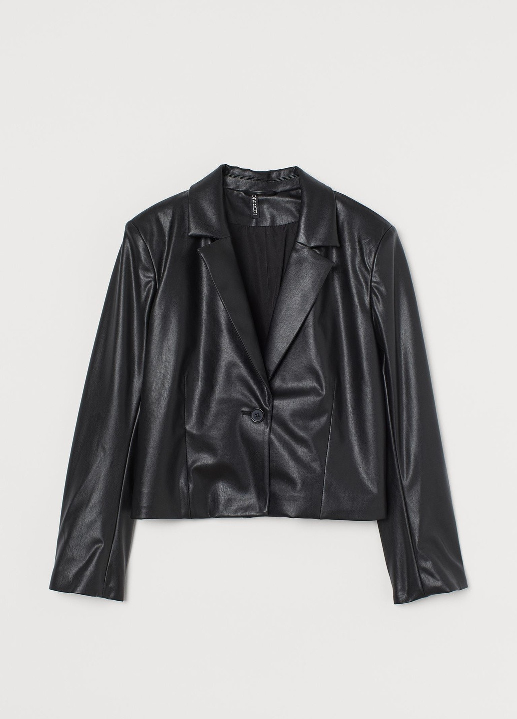 Черная демисезонная куртка H&M