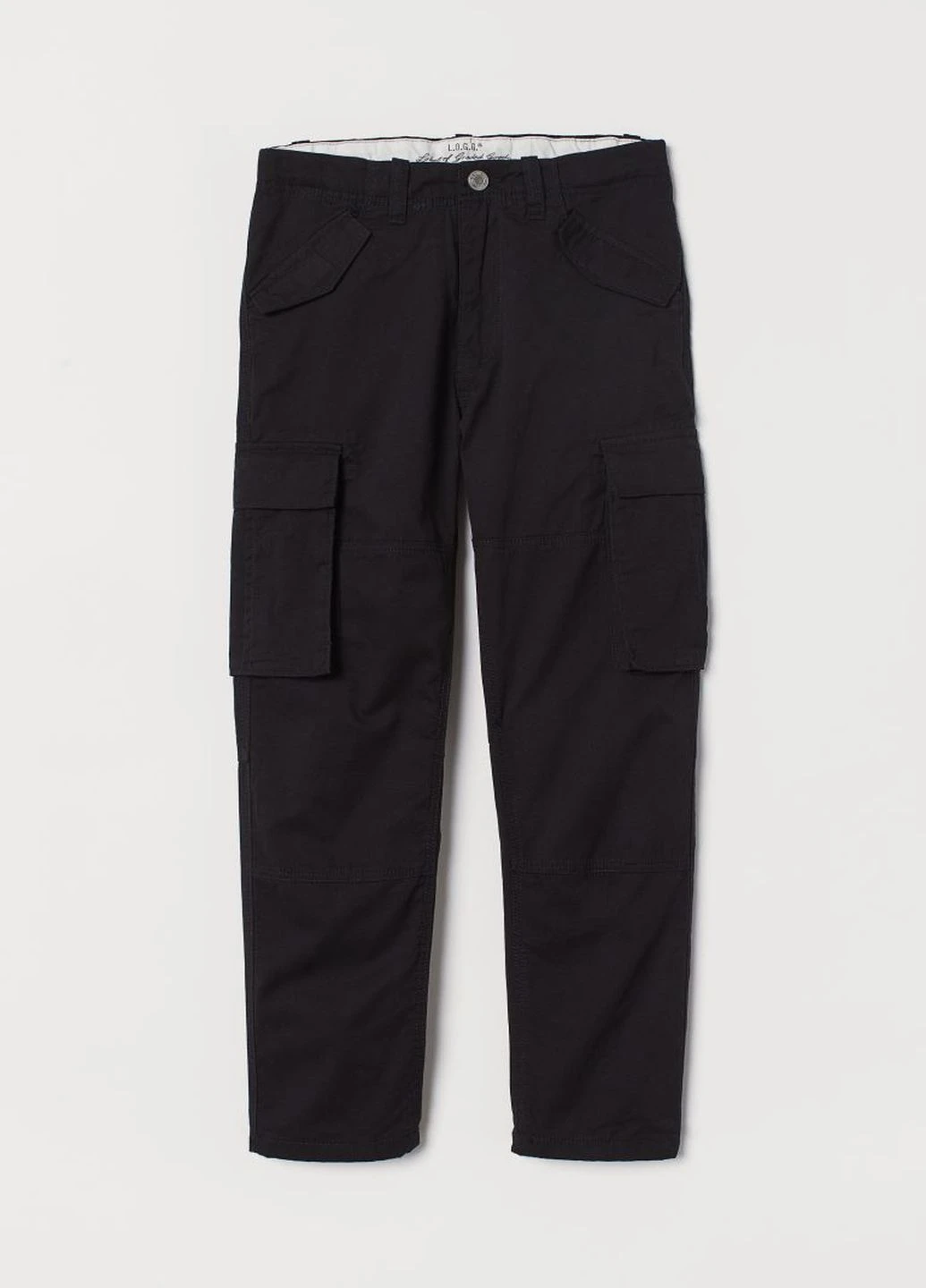 Черные спортивные демисезонные брюки H&M