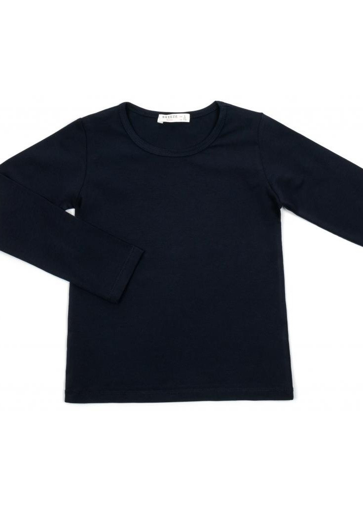 Кофта футболка з довгим рукавом (13806-1-140G-blue) Breeze (202365725)