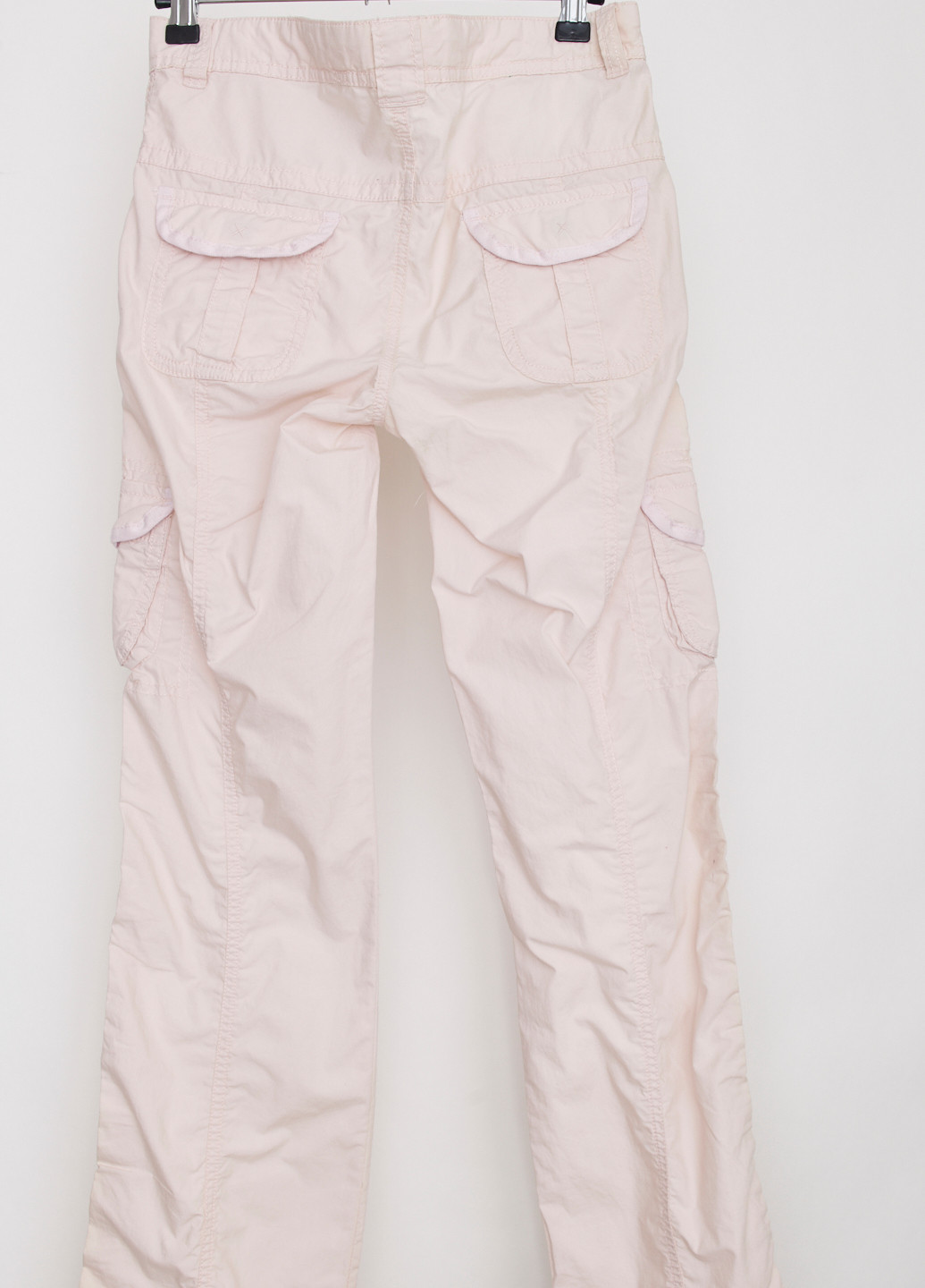 Розовые джинсовые демисезонные брюки United Colors of Benetton