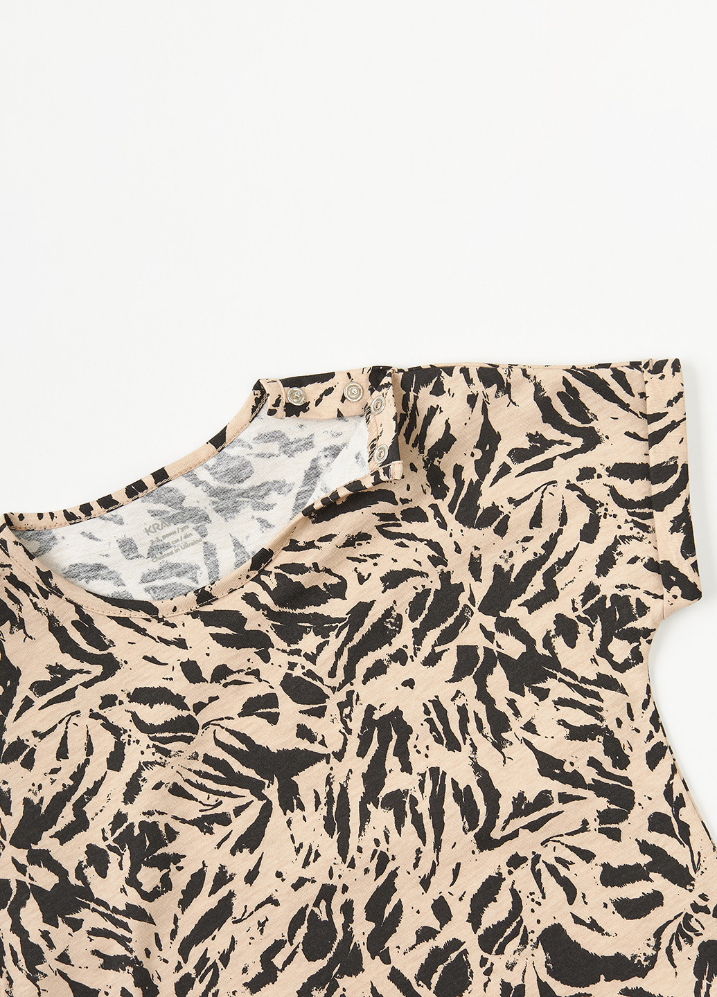 Комбинированная летняя футболка KRAKO