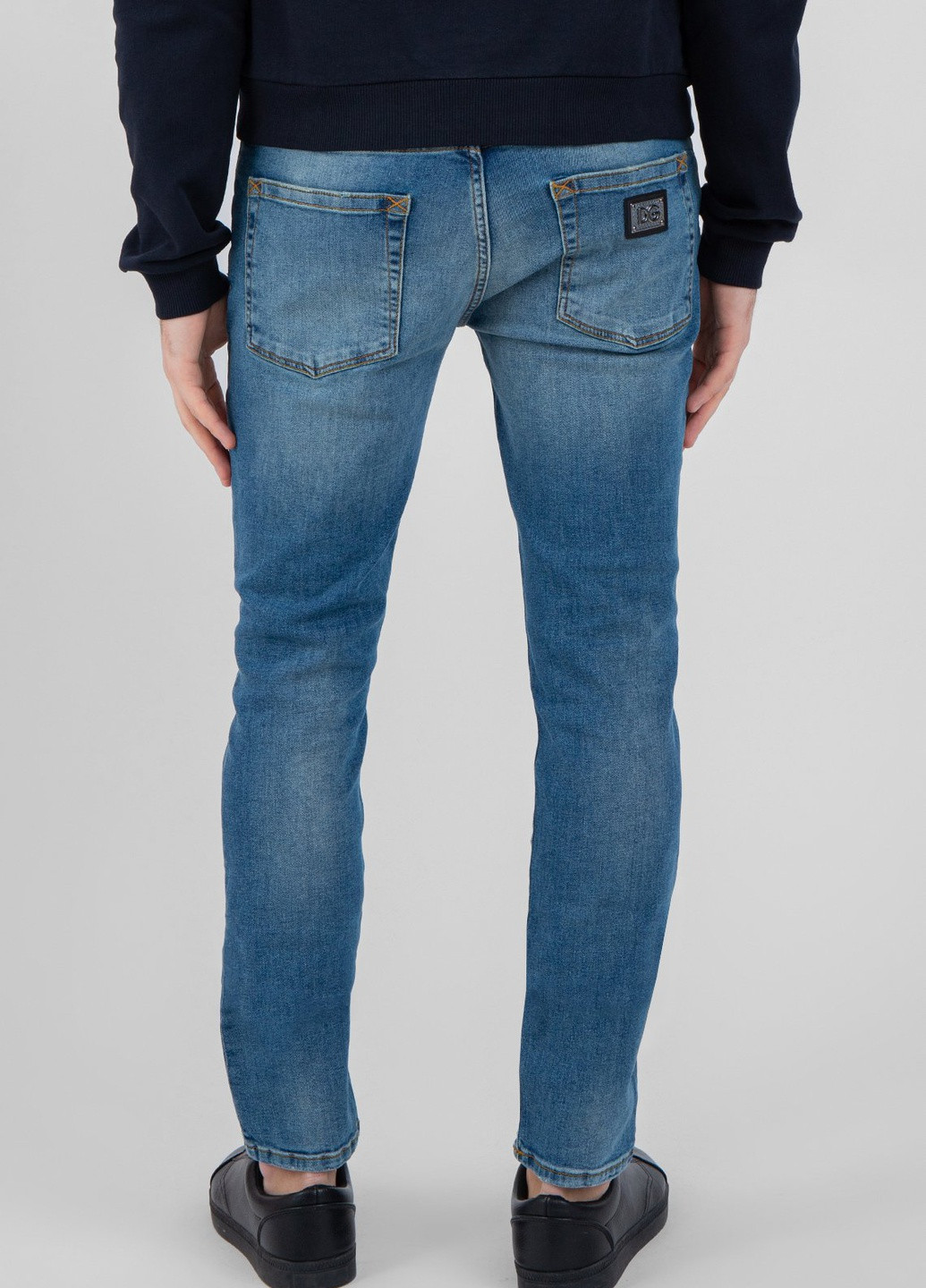 Синие демисезонные джинсы DOLCE&GABBANA