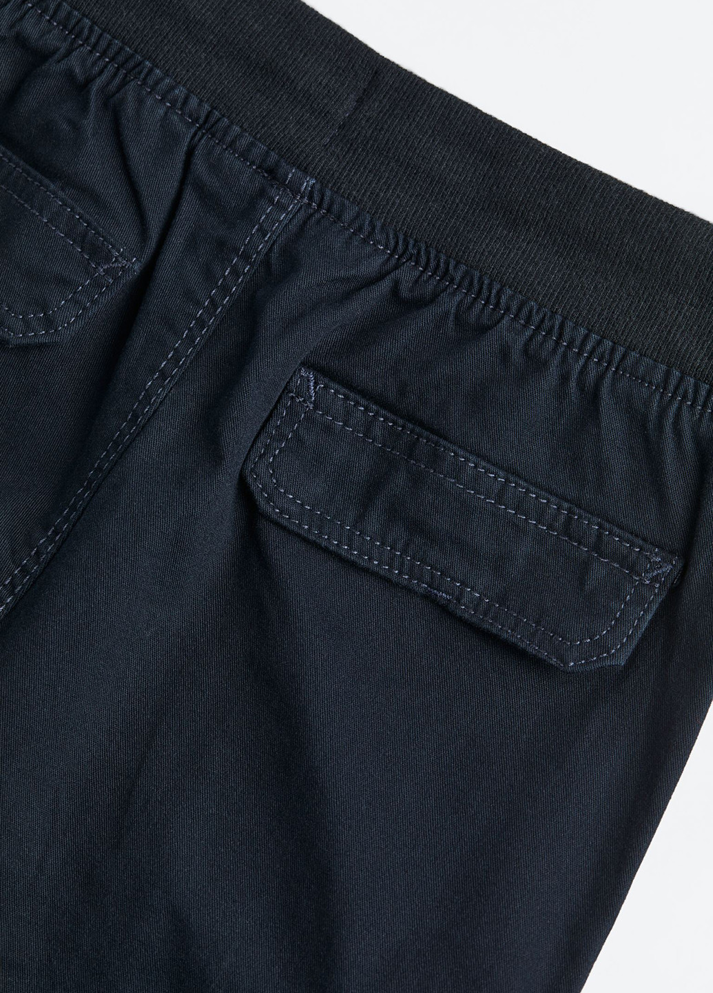Темно-синие кэжуал демисезонные брюки карго H&M