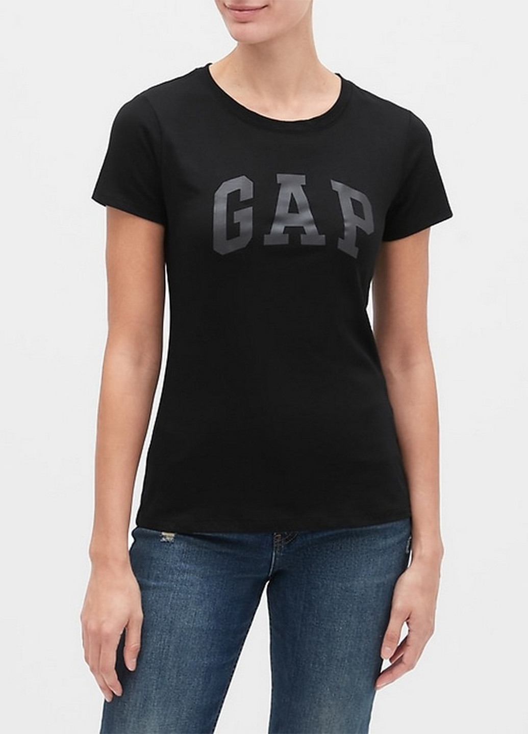Чорна літня футболка Gap