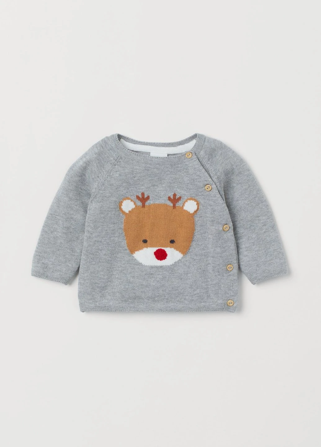 Серый демисезонный джемпер H&M