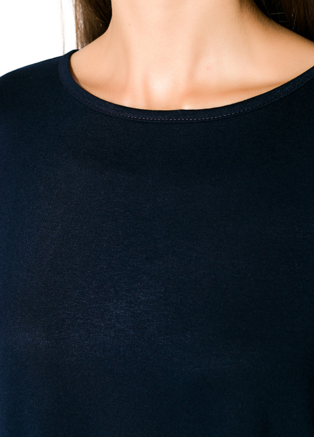 Темно-синя кежуал сукня а-силует Time of Style