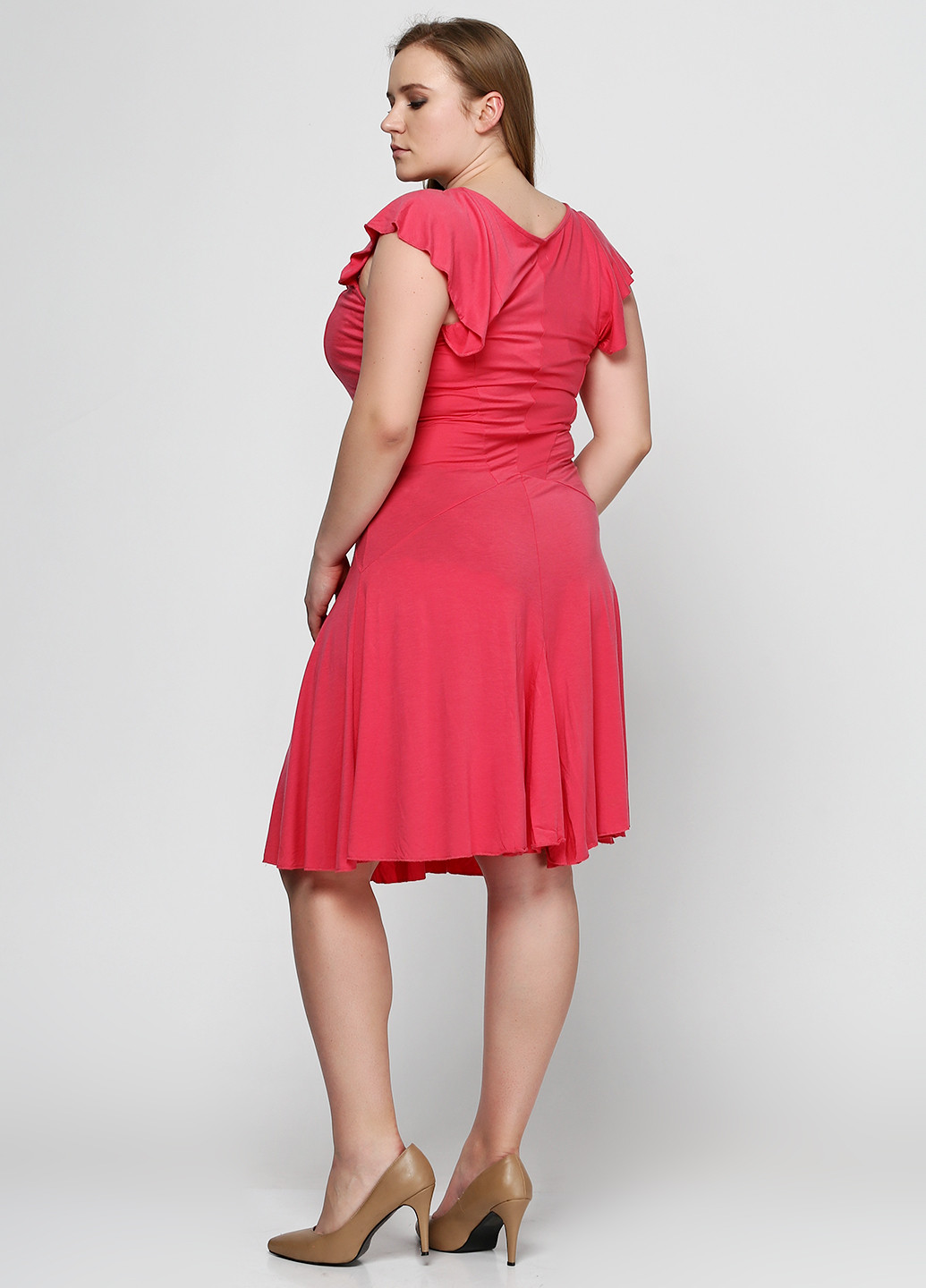 Рожева кежуал платье Stefanel однотонна