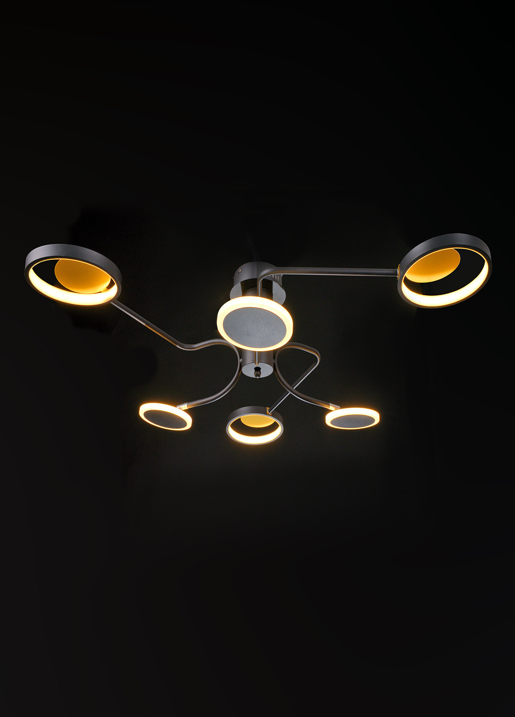 Світлодіодна люстра BR-01 657C/6 LED 40W BK Brille (251891744)