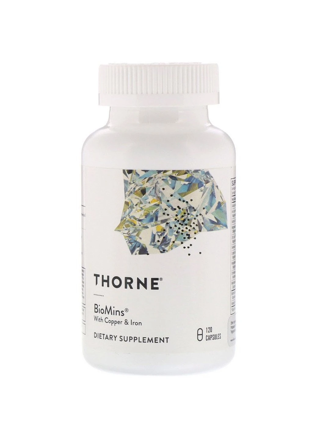 Мікроелементи з Міддю і Залізом, BioMins with Copper & Iron,, 120 капсул Thorne Research (255408251)