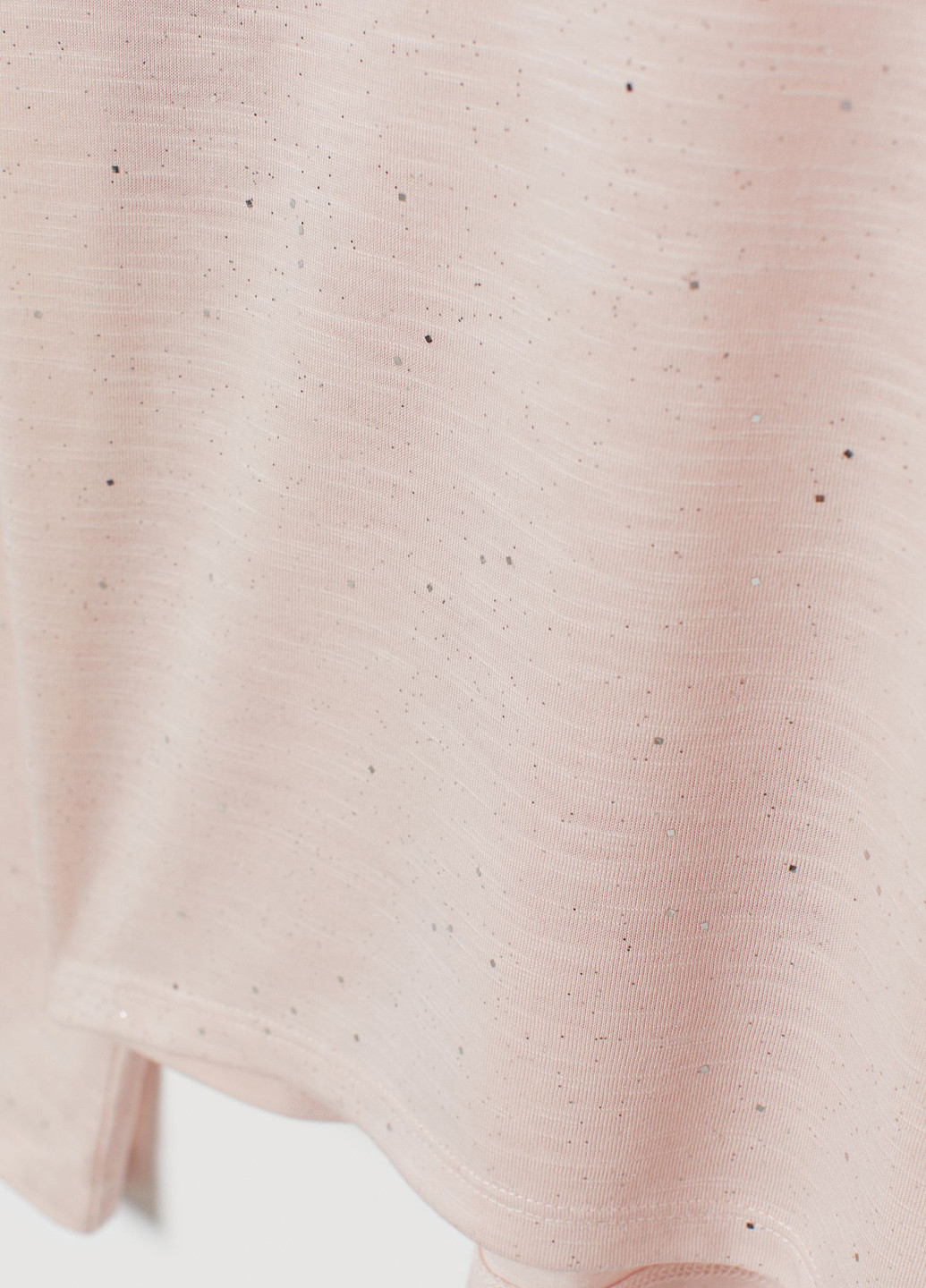 Светло-розовый демисезонный кэжуал лонгслив H&M меланж