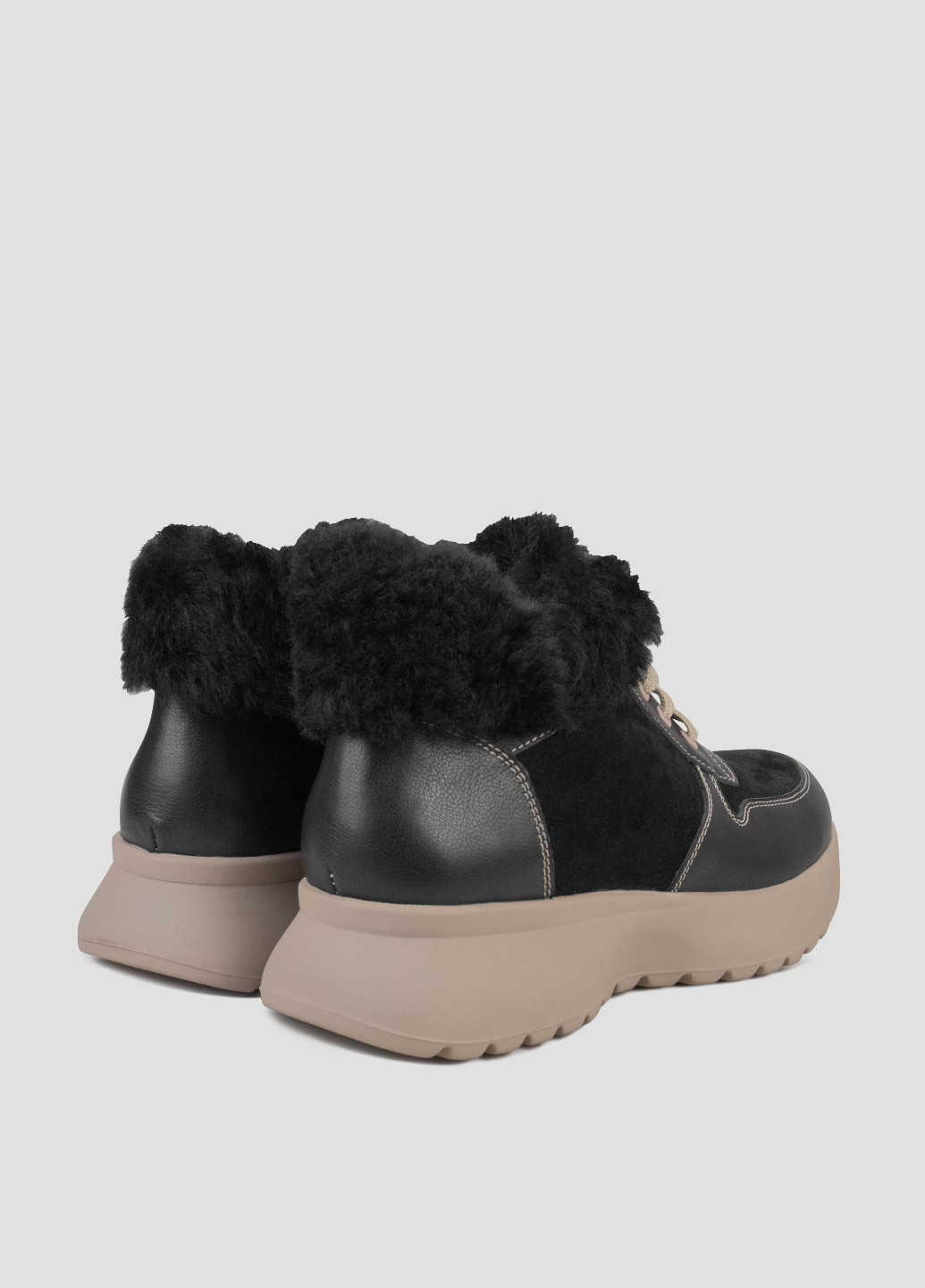 Зимние ботинки vm villomi с мехом из натуральной замши