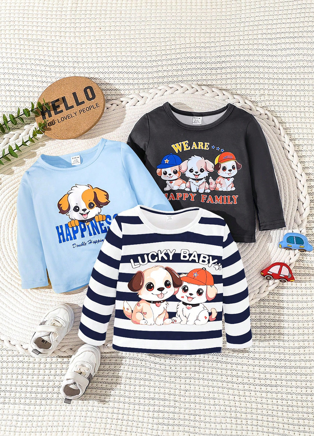 Лонгслів (3 шт.) SHEIN (331623975)