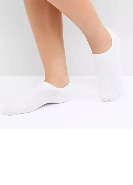 Белые носки 2 пары Asos однотонные (253262649)
