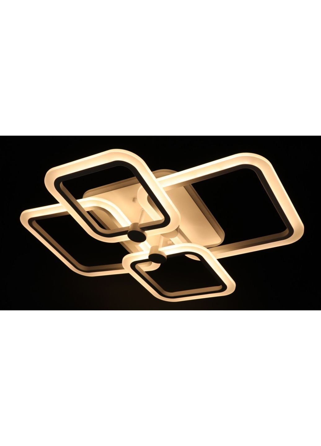 Люстра стельова LED з пультом A2503/2+2-RGB-wh Білий 11х48х60 см. Sunnysky (253628285)