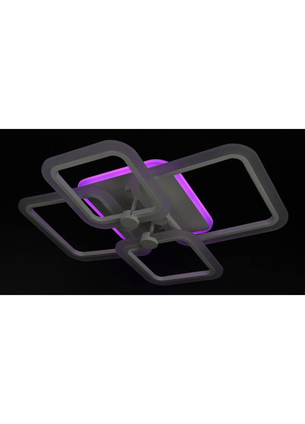 Люстра стельова LED з пультом A2503/2+2-RGB-wh Білий 11х48х60 см. Sunnysky (253628285)