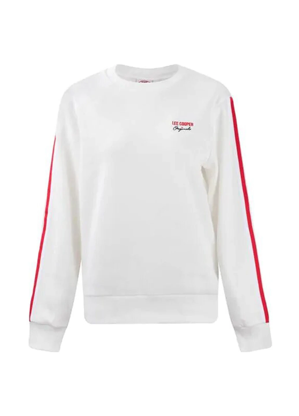 Білий світшот Lee Cooper смужка (163087983)