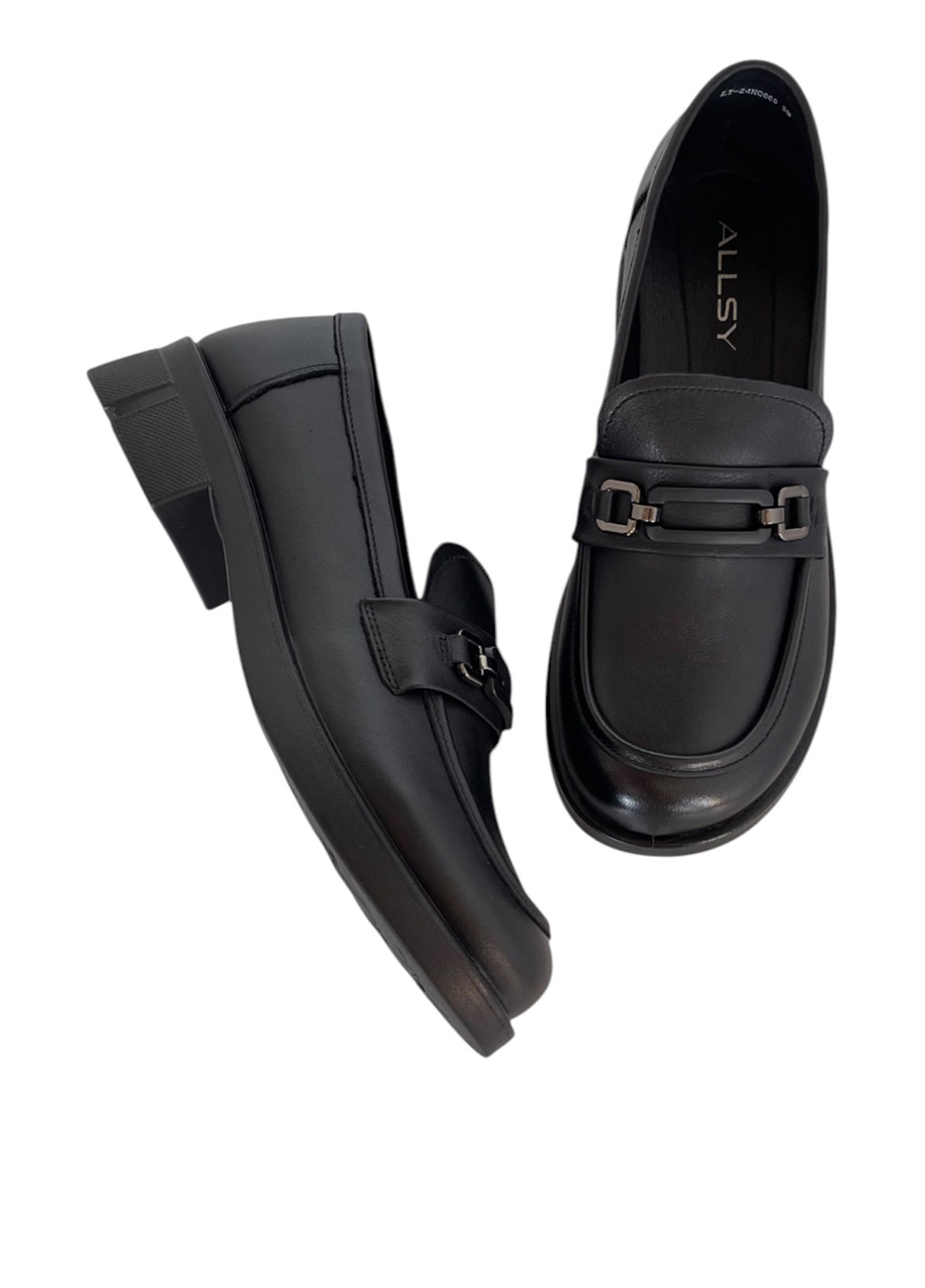 ALLSY Туфлі лофери чорний з натуральна шкіра, китай — демісезон (361427740)