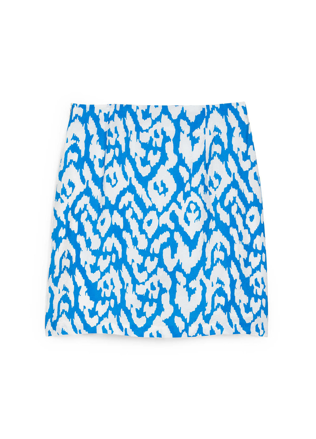 Голубая кэжуал с рисунком юбка C&A а-силуэта (трапеция)