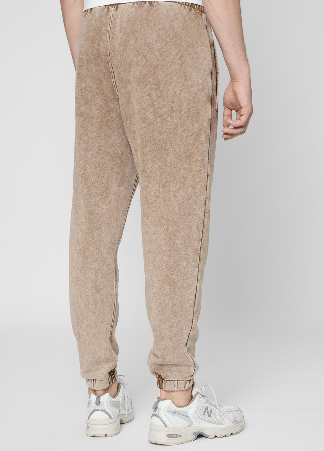 Бежевые спортивные демисезонные джоггеры брюки PRPY