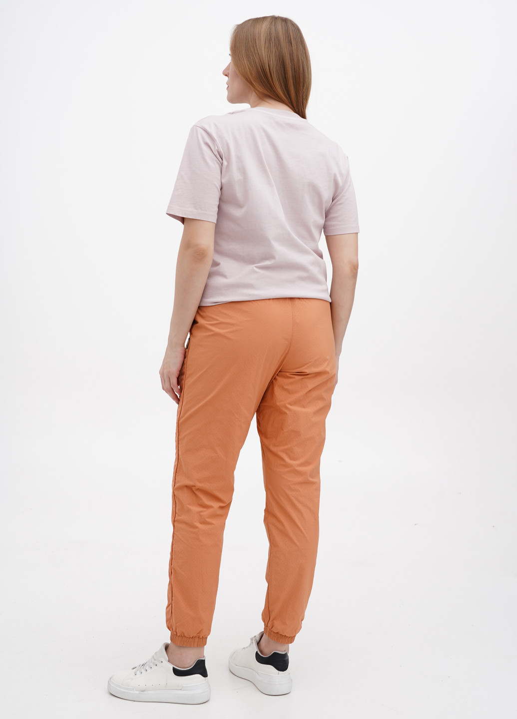 Светло-оранжевые спортивные демисезонные джоггеры брюки Lyle & Scott