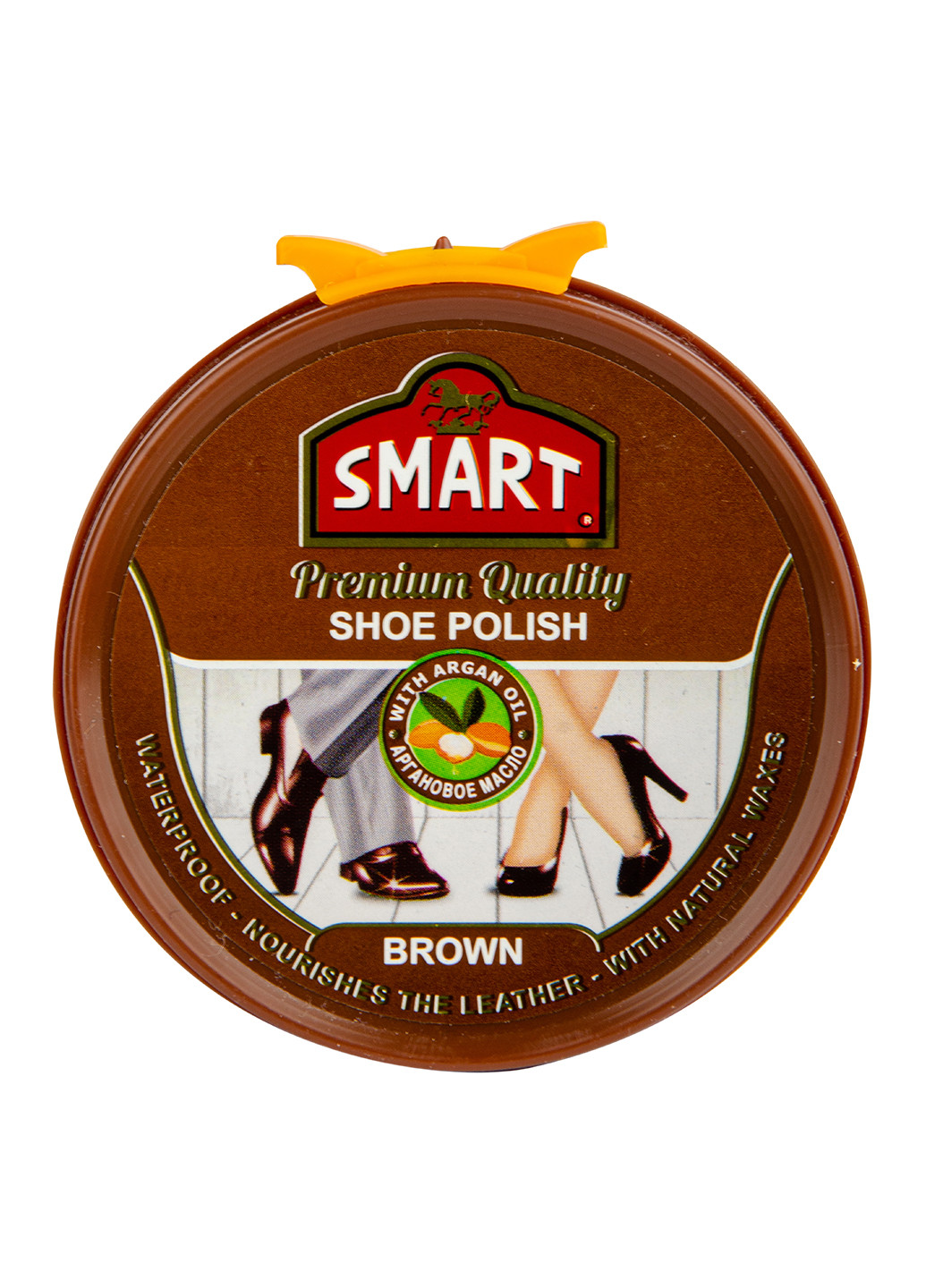 Паста для взуття (коричнева) 50 мл Smart (250353792)