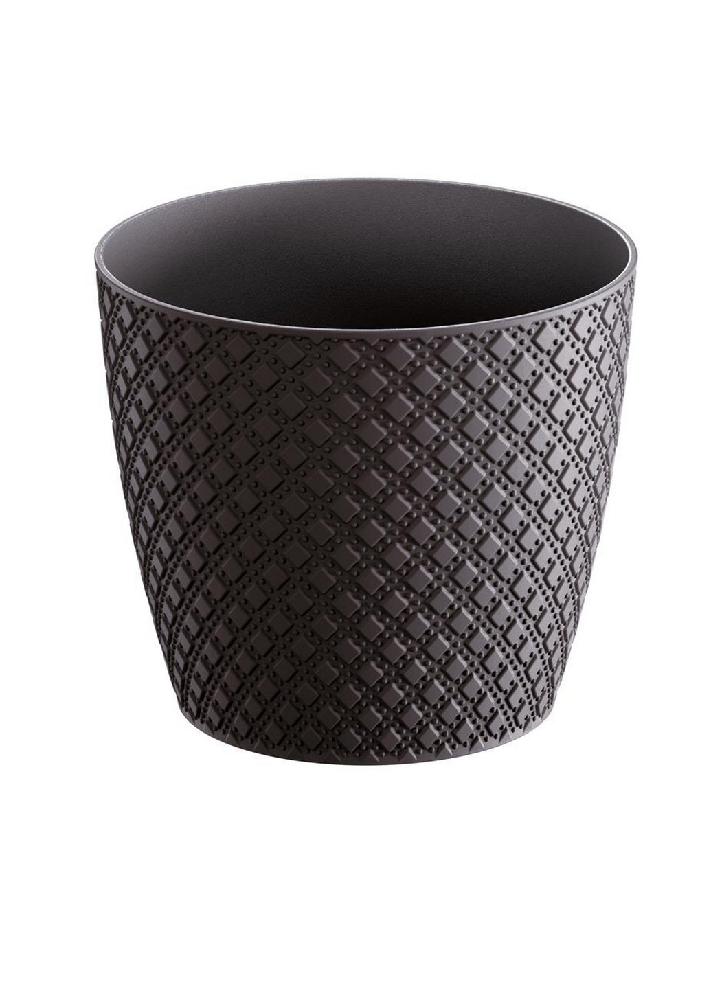 Горшок для цветов ORIENT Н-13.8 см антрацит (26507-433) Prosperplast (218988524)