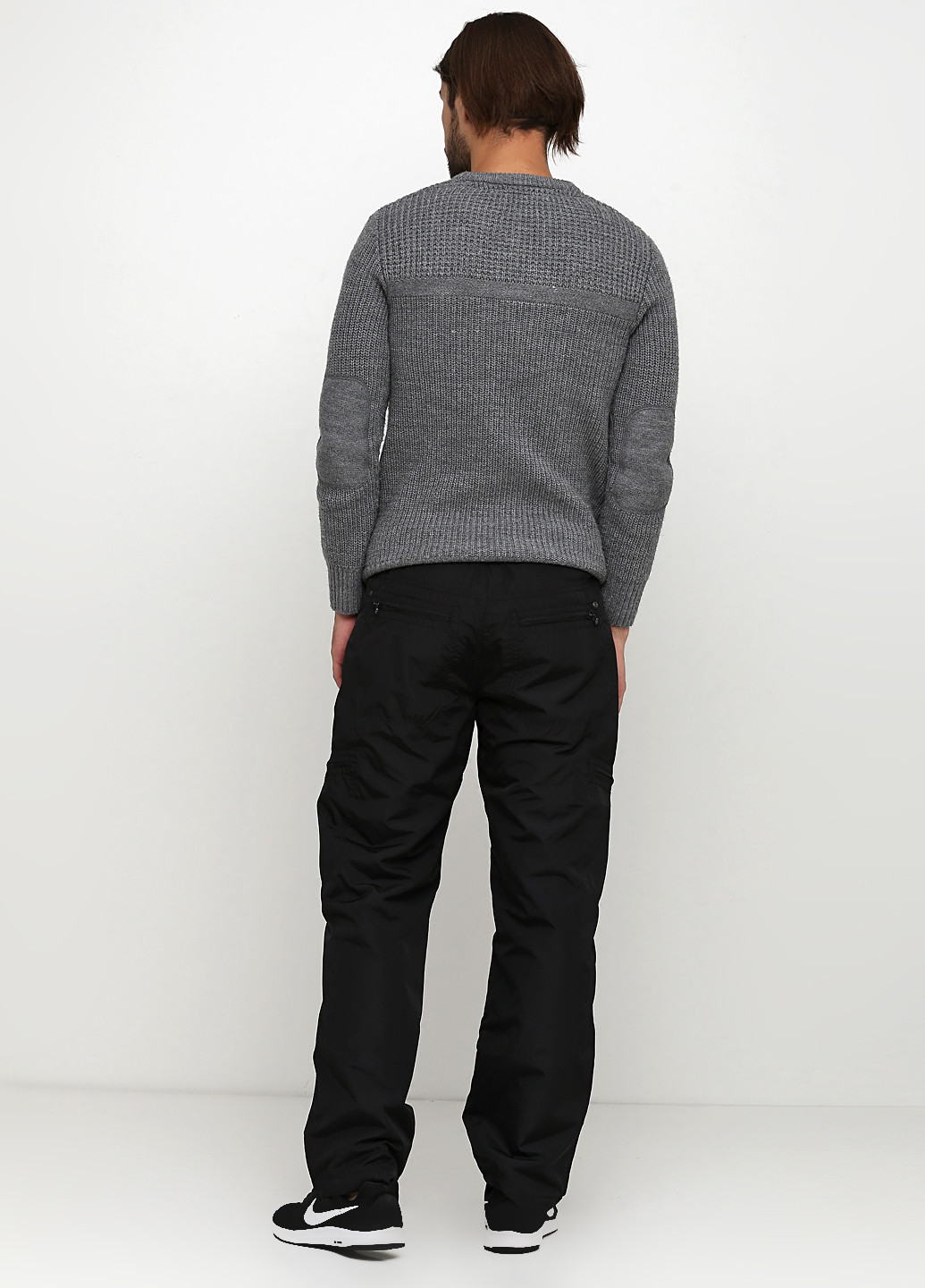 Черные спортивные зимние прямые брюки Finn Flare