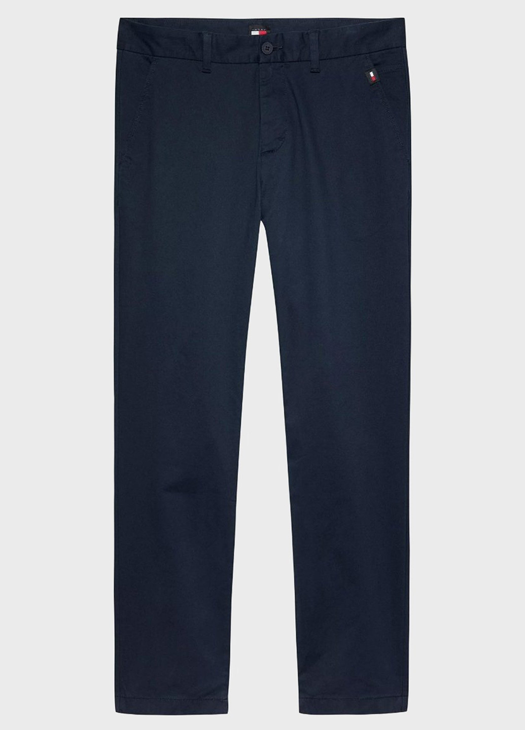 Синие кэжуал демисезонные прямые брюки Tommy Jeans