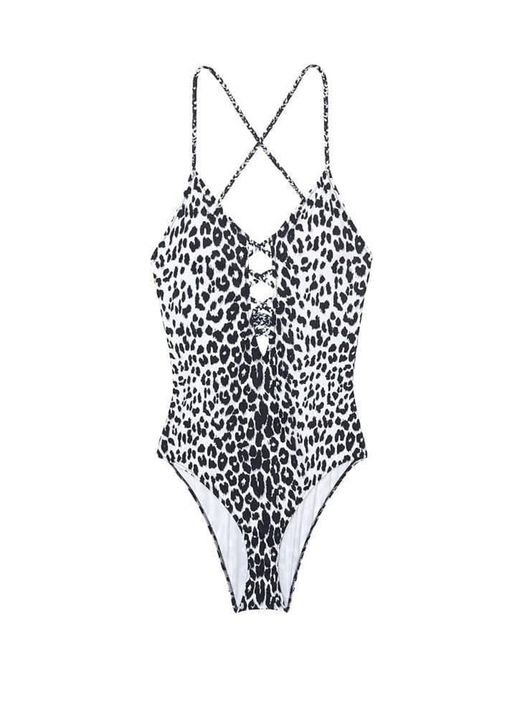 Срібний літній купальник пландж, суцільний Victoria's Secret