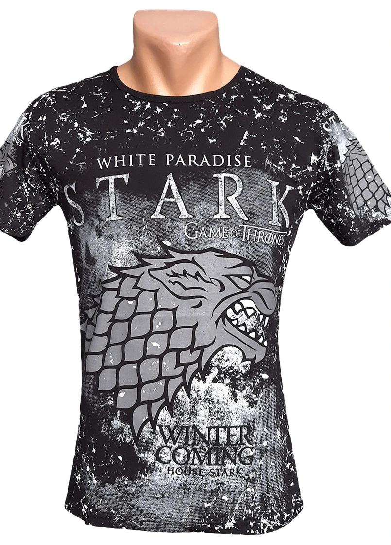 Черная футболка игра престолов White Paradise