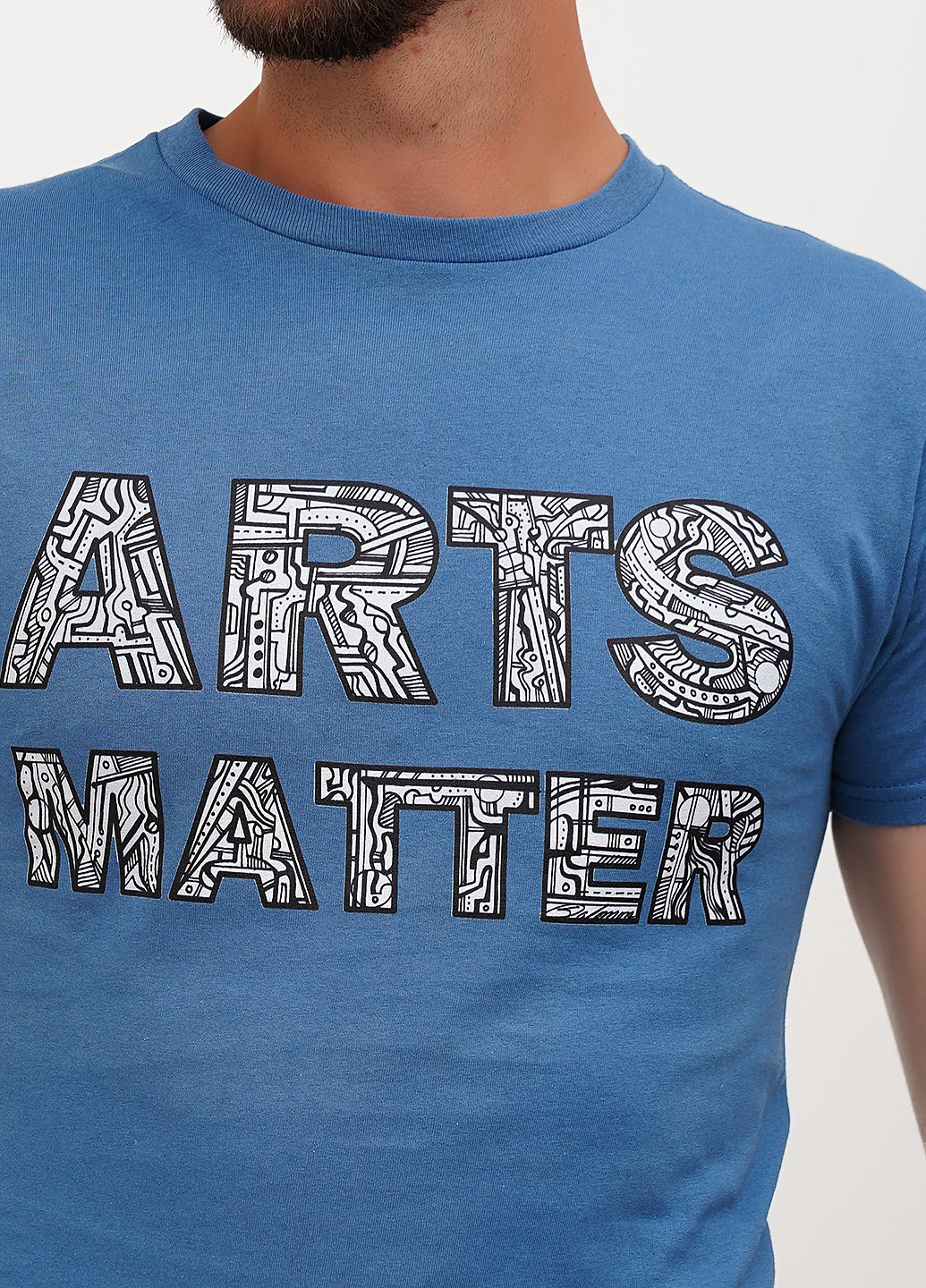 Синяя футболка Hanes