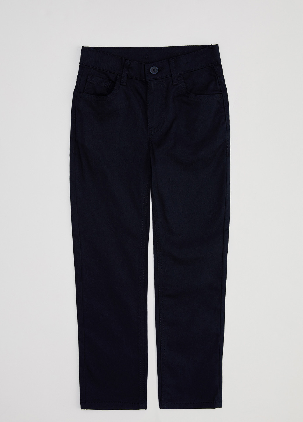 Темно-синие демисезонные прямые джинсы DeFacto