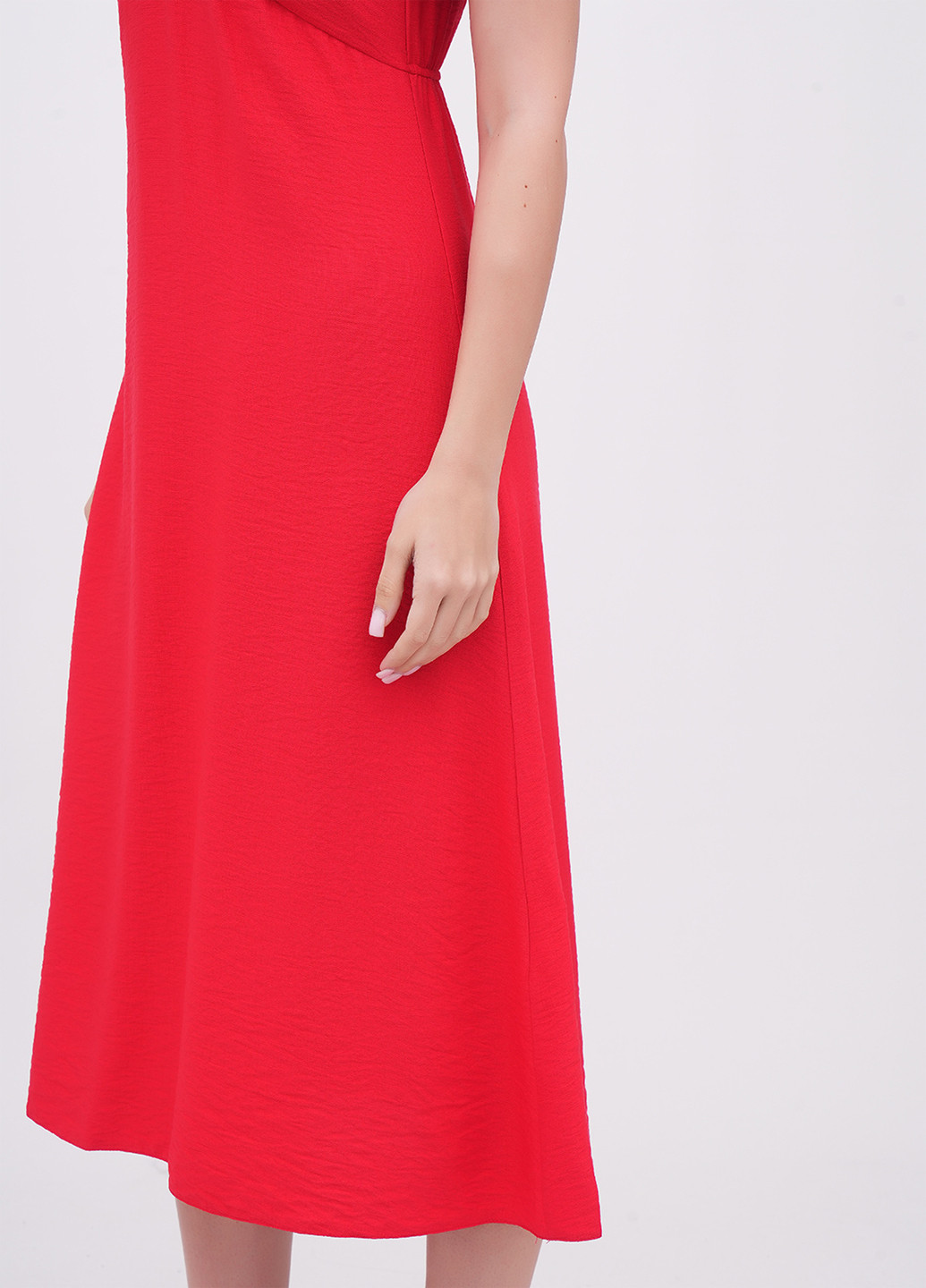 Коралова кежуал сукня а-силует EQUILIBRI однотонна