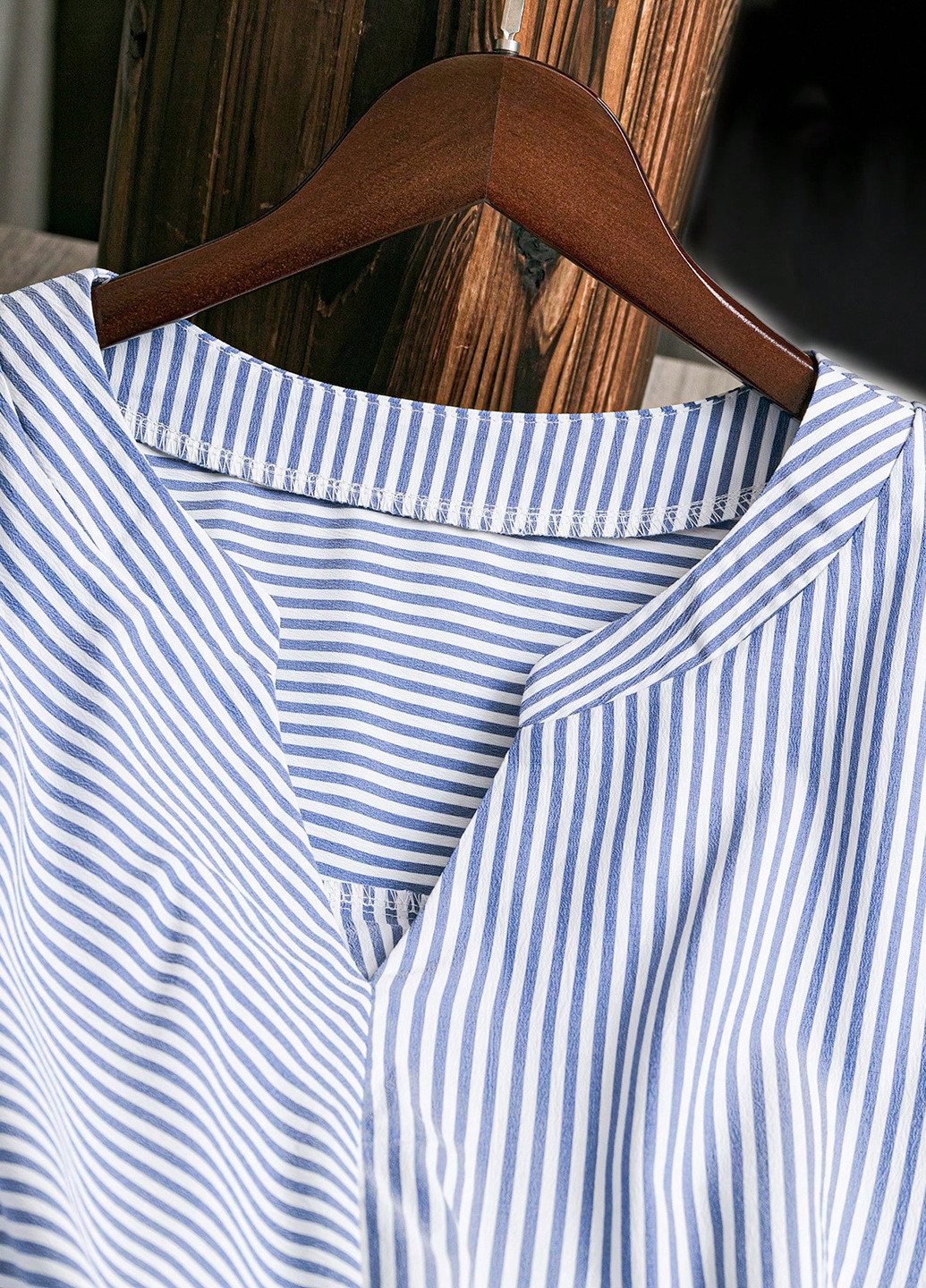 Комбинированное кэжуал платье а-силуэт SHEIN в полоску