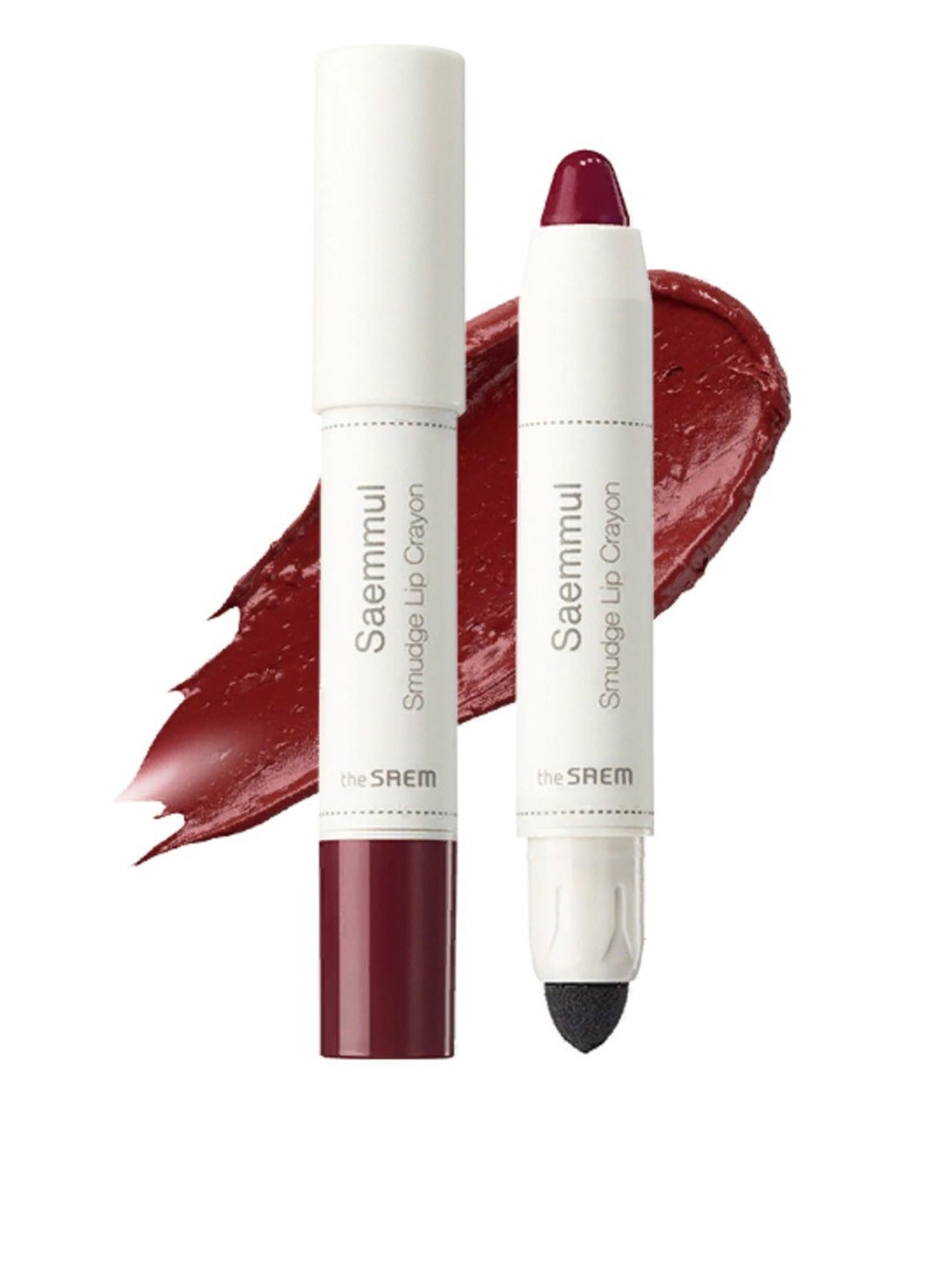Помада для губ Saemmul Smudge Lip Crayon RD02, 2,5 г The Saem (154554801)
