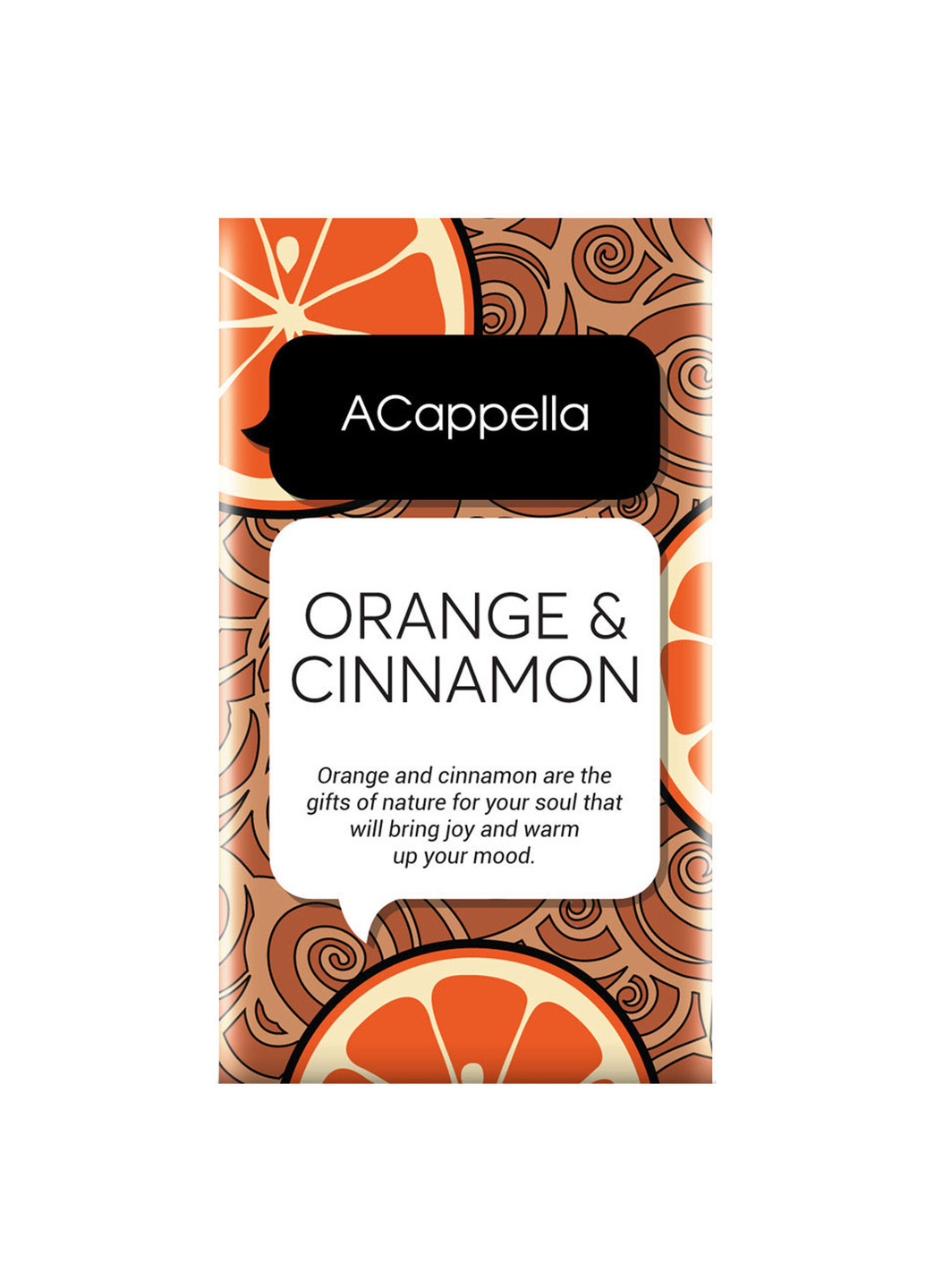 Ароматичне саше "Апельсин в кориці" Orange And Cinnamon 70 г Acappella (214365487)