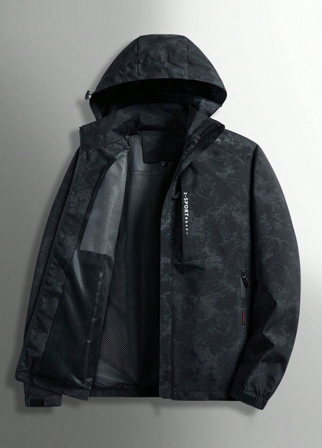 Чорна демісезонна куртка SHEIN