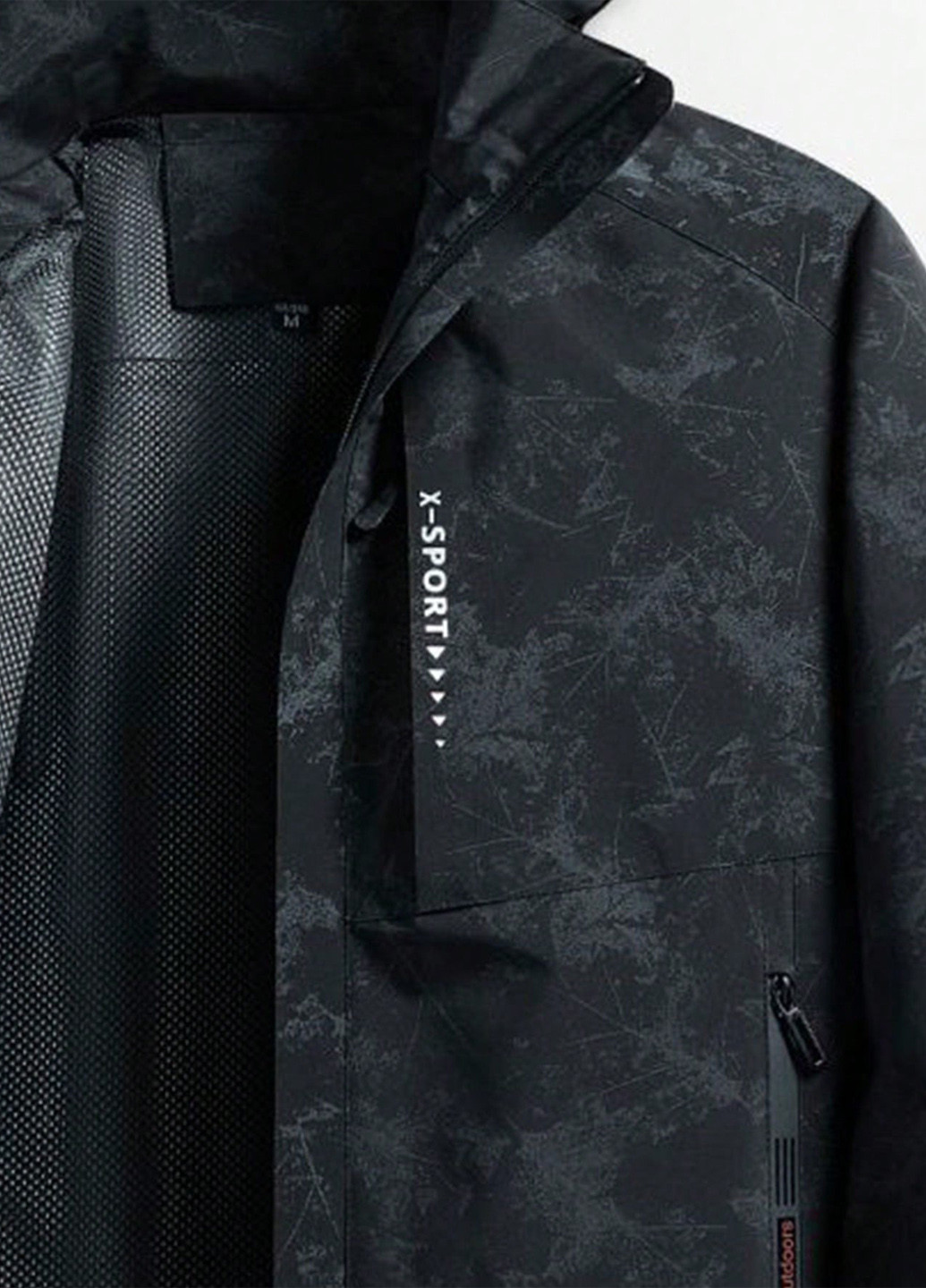 Чорна демісезонна куртка SHEIN