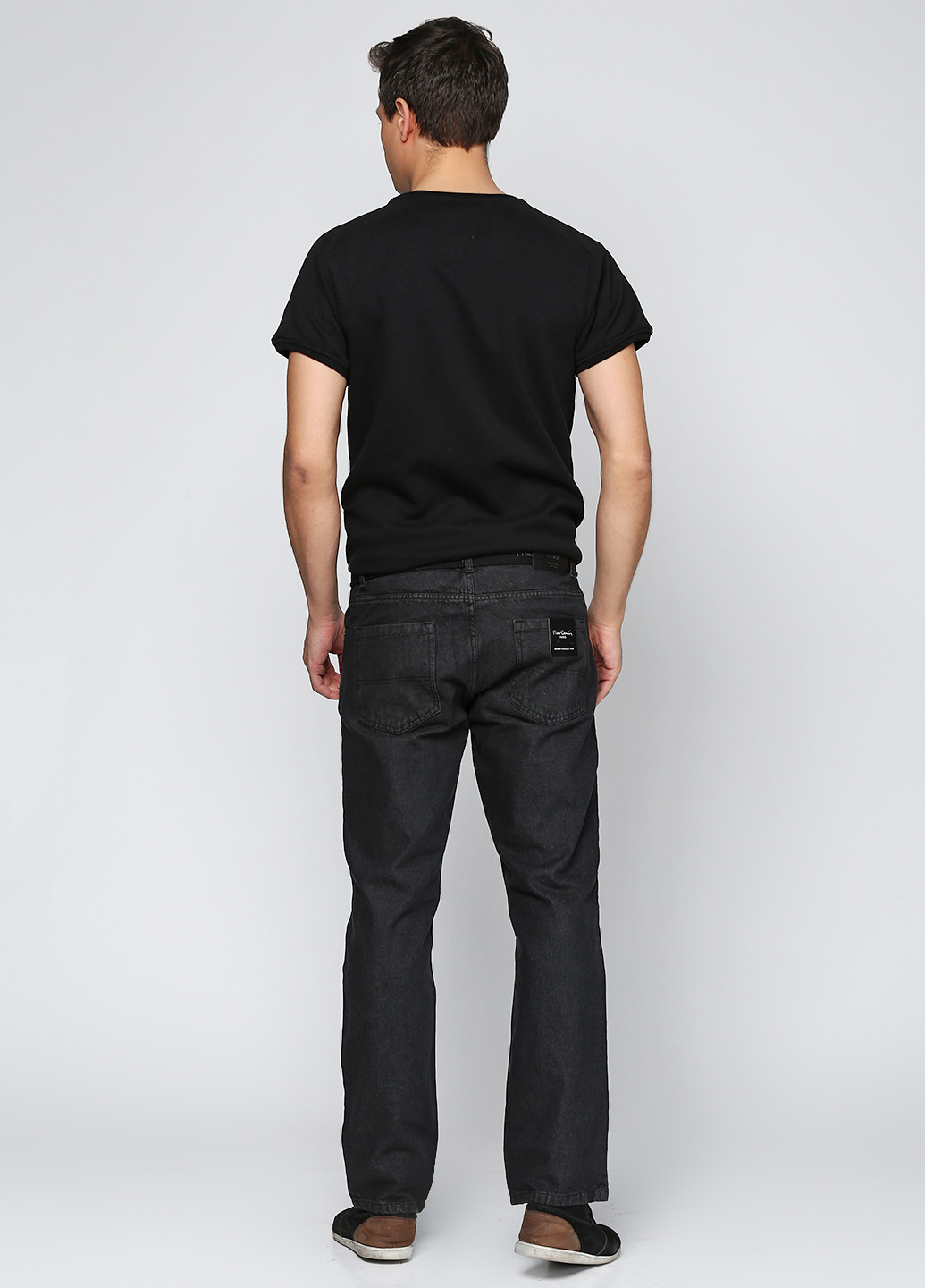 Черные демисезонные джинсы Pierre Cardin