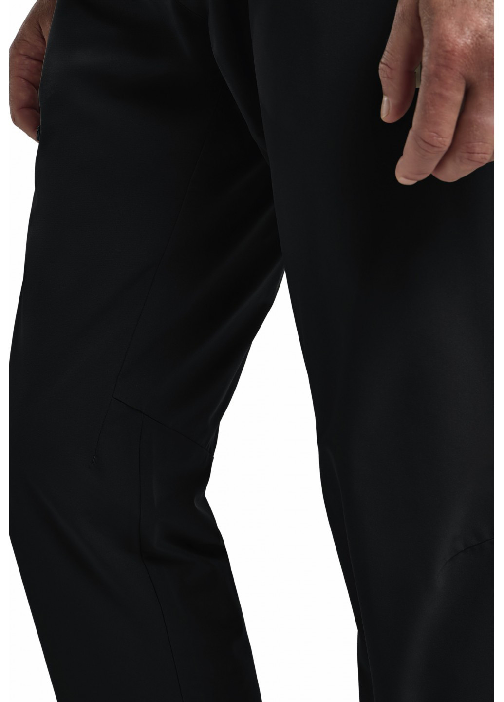 Черные спортивные демисезонные зауженные брюки Jack Wolfskin